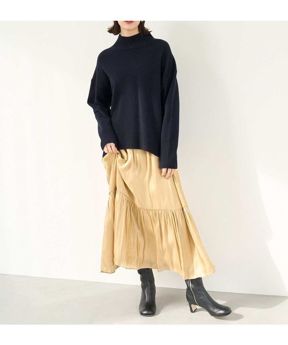 【アンフィーロ 自由区/UNFILO】のシャイニースカート インテリア・キッズ・メンズ・レディースファッション・服の通販 founy(ファニー) ファッション Fashion レディースファッション Fashion for Women スカート Skirts ギャザー Gathered, Ruffled サテン Satin, Glossy Fabric シアー Sheer, See-Through トレンド Trend, Trending Now フレア Flare, Flared エレガント 上品 Elegant 冬 Winter / This Winter A/W・秋冬 Autumn/Winter ゴールド|ID: prp329100004183244 ipo3291000000035547055