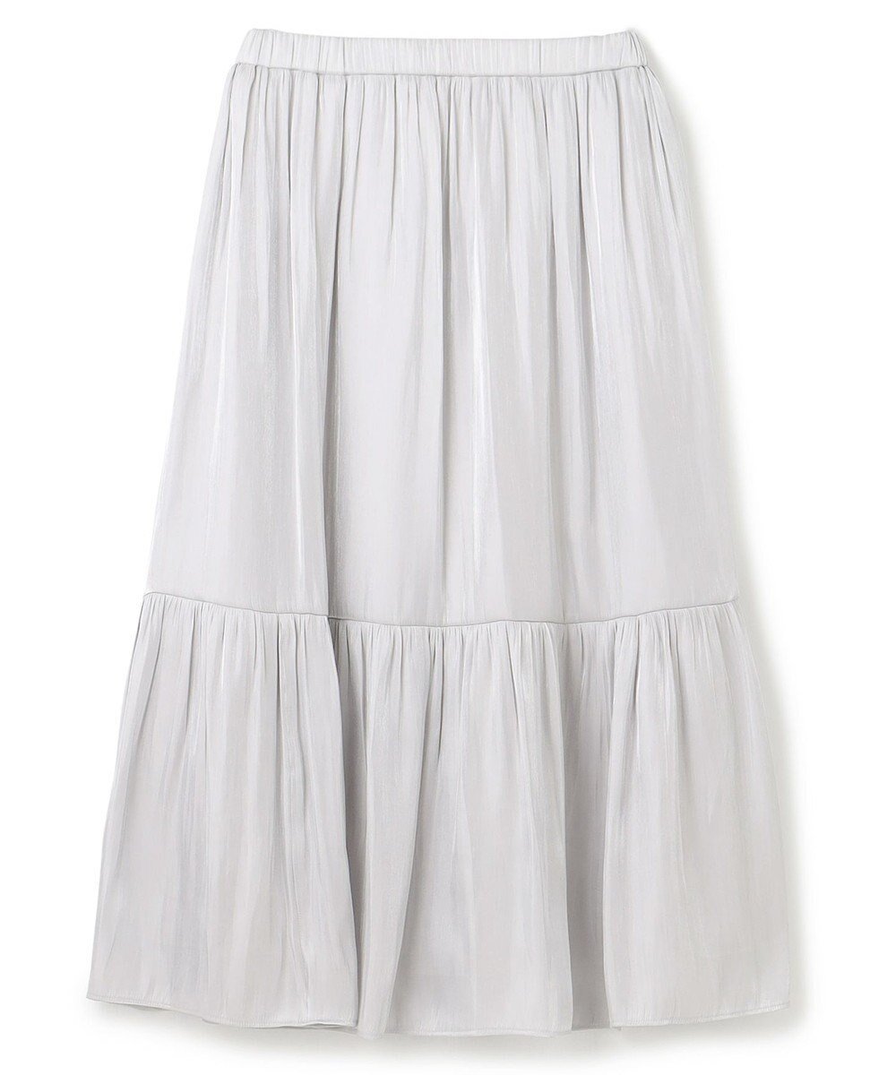 【アンフィーロ 自由区/UNFILO】のシャイニースカート インテリア・キッズ・メンズ・レディースファッション・服の通販 founy(ファニー) ファッション Fashion レディースファッション Fashion for Women スカート Skirts ギャザー Gathered, Ruffled サテン Satin, Glossy Fabric シアー Sheer, See-Through トレンド Trend, Trending Now フレア Flare, Flared エレガント 上品 Elegant 冬 Winter / This Winter A/W・秋冬 Autumn/Winter シルバー|ID: prp329100004183244 ipo3291000000035547057