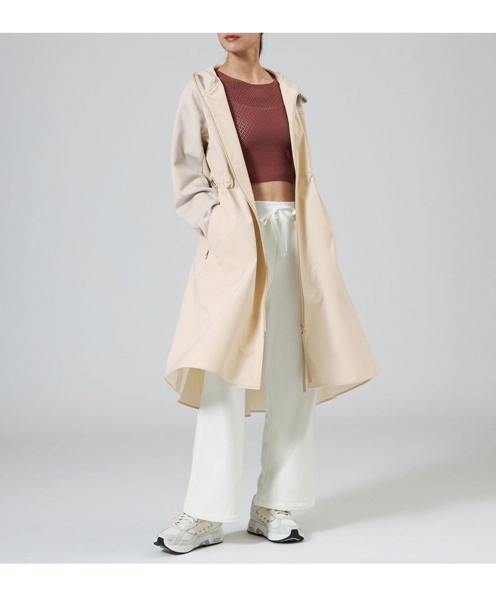 【チャコット/Chacott】のChacott BALANCE タフタAラインコート 人気、トレンドファッション・服の通販 founy(ファニー) 　ファッション　Fashion　レディースファッション　WOMEN　アウター　Coat Outerwear　コート　Coats　Aラインコート　A-Line Coats　切替　Switching　軽量　Lightweight　ストレッチ　Stretch　タフタ　Taffeta　チュール　Tulle　ドレープ　Drape　定番　Standard　人気　Popularity　ベスト　Vest　ポケット　Pocket　リボン　Ribbon　NEW・新作・新着・新入荷　New Arrivals　 other-1|ID: prp329100004183287 ipo3291000000028976729