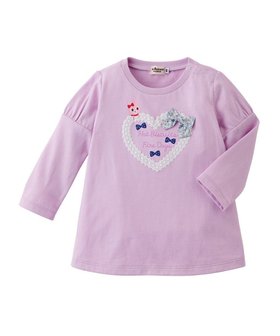 【ミキハウスホットビスケッツ/MIKI HOUSE HOT BISCUITS / KIDS】 【80-120cm】 パフスリーブ 長袖Tシャツ人気、トレンドファッション・服の通販 founy(ファニー) ファッション Fashion キッズファッション KIDS トップス・カットソー Tops/Tees/Kids A/W・秋冬 Aw・Autumn/Winter・Fw・Fall-Winter S/S・春夏 Ss・Spring/Summer カットソー Cut And Sew スリーブ Sleeve プリント Print リボン Ribbon 夏 Summer 長袖 Long Sleeve |ID:prp329100004185597