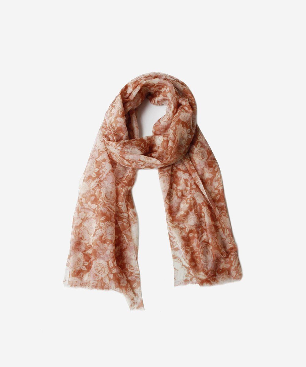 【オルクベット/ORuKuBET】のFLOWER WOOL STOLE インテリア・キッズ・メンズ・レディースファッション・服の通販 founy(ファニー) 　ファッション　Fashion　レディースファッション　WOMEN　A/W・秋冬　Aw・Autumn/Winter・Fw・Fall-Winter　S/S・春夏　Ss・Spring/Summer　なめらか　Smooth　ショール　Shawl　ストール　Stall　夏　Summer　ブラウン|ID: prp329100004185621 ipo3291000000028996059