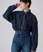 【リポトレンタアンニ/Ripo trenta anni】の【ブランド人気】FRILLS WORK DENIM SH フリルデニムシャツ INDIGO|ID: prp329100004185684 ipo3291000000028996308