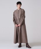 【リポトレンタアンニ/Ripo trenta anni】の【洗える/人気商品】BUZZAM QUILTING OP デニムワンピース BROWN|ID: prp329100004185698 ipo3291000000028996354