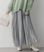 【23区/NIJYUSANKU】の【先行予約】ホイルプリントプリーツ スカート 人気、トレンドファッション・服の通販 founy(ファニー) ファッション Fashion レディースファッション WOMEN スカート Skirt プリーツスカート Pleated Skirts NEW・新作・新着・新入荷 New Arrivals 2024年 2024 2024-2025秋冬・A/W Aw/Autumn/Winter/Fw/Fall/2024-2025 A/W・秋冬 Aw・Autumn/Winter・Fw・Fall-Winter 冬 Winter シフォン Chiffon シャイニー Shiny シルバー Silver プリント Print プリーツ Pleats メタリック Metallic エレガント 上品 Elegant thumbnail セージ系|ID: prp329100004185808 ipo3291000000028996726