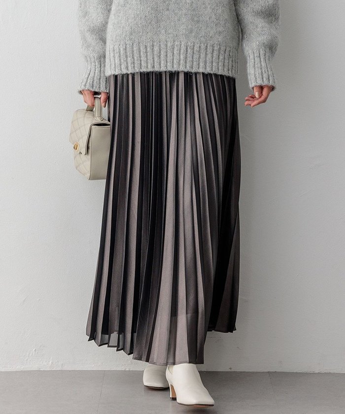 【23区/NIJYUSANKU】のホイルプリントプリーツ スカート インテリア・キッズ・メンズ・レディースファッション・服の通販 founy(ファニー) https://founy.com/ ファッション Fashion レディースファッション Fashion for Women スカート Skirts プリーツスカート / 上品フェミニンスタイル Pleated Skirts 2024年 2024 2024-2025秋冬・A/W Autumn/Winter 2024–25 AW24–25 冬 Winter / This Winter シフォン Chiffon, Lightweight Fabric シャイニー Shiny, Glossy Finish シルバー Silver, Metallic Silver プリント Print, Printed Pattern プリーツ Pleats, Pleated メタリック Metallic, Shiny Finish エレガント 上品 Elegant A/W・秋冬 Autumn/Winter |ID: prp329100004185808 ipo3291000000033650141