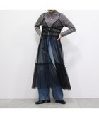 【アメリカンホリック/AMERICAN HOLIC】のティアードチュールワンピース 人気、トレンドファッション・服の通販 founy(ファニー) ファッション Fashion レディースファッション WOMEN ワンピース Dress A/W・秋冬 Aw・Autumn/Winter・Fw・Fall-Winter インナー Inner ダブル Double チュール Tulle ティアード Tiered フロント Front リボン Ribbon thumbnail Black|ID: prp329100004185867 ipo3291000000029280008