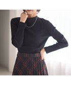 【エニィファム/any FAM】の【洗濯機可】テレコハイネックロングスリーブTシャツ ブラック|ID: prp329100004185872 ipo3291000000032676790