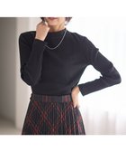 【エニィファム/any FAM】の【洗濯機可】テレコハイネックロングスリーブTシャツ ブラック|ID: prp329100004185872 ipo3291000000033026251