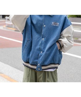 【ウィゴー/WEGO】の【ユニセックス着用ITEM】デニムスタジャン 人気、トレンドファッション・服の通販 founy(ファニー) ファッション Fashion レディースファッション WOMEN アウター Coat Outerwear ジャケット Jackets デニムジャケット Denim Jackets インナー Inner 秋 Autumn/Fall カーゴパンツ Cargo Pants ジャケット Jacket スマホ Smartphone デニム Denim トレンド Trend 定番 Standard 人気 Popularity フレア Flare 冬 Winter A/W・秋冬 Aw・Autumn/Winter・Fw・Fall-Winter NEW・新作・新着・新入荷 New Arrivals おすすめ Recommend |ID:prp329100004190953