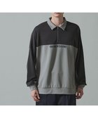 【ウィゴー/WEGO / MEN】のドルマンポンチハーフZIPプルオーバー ダークグレー|ID: prp329100004190957 ipo3291000000029030312