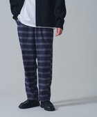 【ウィゴー/WEGO / MEN】のチェックテーパードスラックス ブルーチェック1|ID: prp329100004190958 ipo3291000000029030315