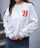 【ウィゴー/WEGO】のフォームプリントロゴスウェット 人気、トレンドファッション・服の通販 founy(ファニー) ファッション Fashion レディースファッション WOMEN トップス・カットソー Tops/Tshirt パーカ Sweats スウェット Sweat NEW・新作・新着・新入荷 New Arrivals A/W・秋冬 Aw・Autumn/Winter・Fw・Fall-Winter ショート Short スウェット Sweat スマホ Smartphone デニム Denim フロント Front プリント Print レオパード Leopard ワンポイント One Point 長袖 Long Sleeve thumbnail ライトグレー|ID: prp329100004191018 ipo3291000000029030671