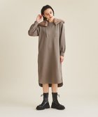 【グレース コンチネンタル/GRACE CONTINENTAL】のエコファー付裏毛ワンピース 人気、トレンドファッション・服の通販 founy(ファニー) ファッション Fashion レディースファッション WOMEN ワンピース Dress A/W・秋冬 Aw・Autumn/Winter・Fw・Fall-Winter S/S・春夏 Ss・Spring/Summer シンプル Simple ジップ Zip ジャケット Jacket ミリタリー Military リラックス Relax 再入荷 Restock/Back In Stock/Re Arrival 夏 Summer thumbnail カーキ|ID: prp329100004191057 ipo3291000000029032777