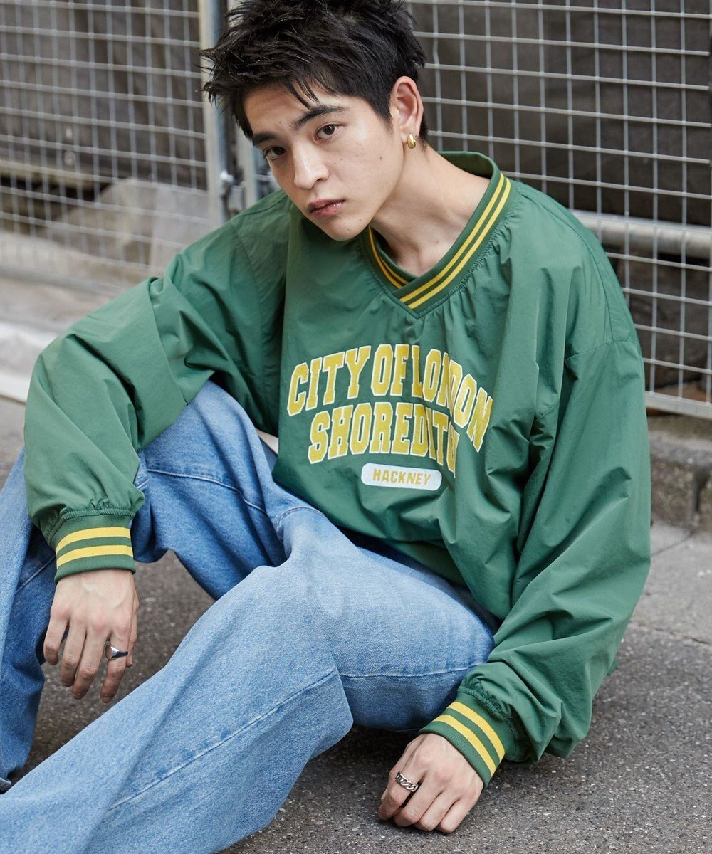 【ウィゴー/WEGO / MEN】のナイロンカレッジプルオーバー 人気、トレンドファッション・服の通販 founy(ファニー) 　ファッション　Fashion　メンズファッション　MEN　アウター　Coats Outerwear/Men　ブルゾン　Blouson/Jackets　秋　Autumn/Fall　ジャケット　Jacket　スマホ　Smartphone　デニム　Denim　トレンド　Trend　ビッグ　Big　フロント　Front　ブルゾン　Blouson　ワイド　Wide　冬　Winter　A/W・秋冬　Aw・Autumn/Winter・Fw・Fall-Winter　再入荷　Restock/Back In Stock/Re Arrival　おすすめ　Recommend　 other-1|ID: prp329100004192777 ipo3291000000029579592