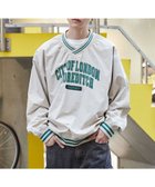 【ウィゴー/WEGO / MEN】のナイロンカレッジプルオーバー ベージュ|ID: prp329100004192777 ipo3291000000029579594