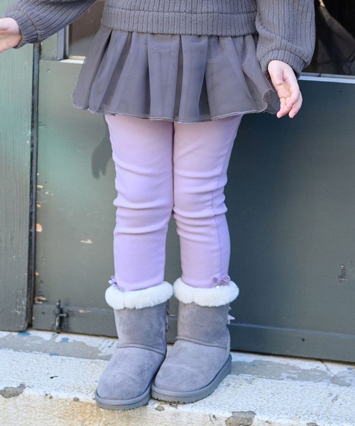 【エニィ/ANY / KIDS】の7days裏起毛ガーリーパンツ インテリア・キッズ・メンズ・レディースファッション・服の通販 founy(ファニー) https://founy.com/ ファッション Fashion キッズファッション Fashion for Kids ボトムス Bottoms パール Pearl, Pearl Accent ポケット Pocket, Pocket Detail リボン Ribbon, Bow ワンポイント One Point, Statement Accent 定番 Standard, Basic Item A/W・秋冬 Autumn/Winter |ID: prp329100004194192 ipo3291000000034309598