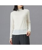 【ジェイ プレス/J.PRESS】の【WEB限定】シアーメローネックインナー カットソー アイボリー系|ID:prp329100004194321