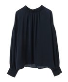 【イェッカ ヴェッカ/YECCA VECCA】の袖シャーリングブラウス Navy|ID: prp329100004195843 ipo3291000000029064735