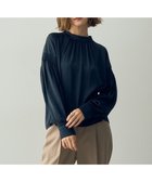 【イェッカ ヴェッカ/YECCA VECCA】の袖シャーリングブラウス Navy|ID: prp329100004195843 ipo3291000000029820391