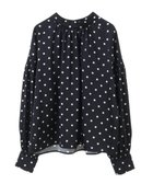 【イェッカ ヴェッカ/YECCA VECCA】のドット柄シャーリング袖ブラウス Dot|ID: prp329100004195847 ipo3291000000029064745