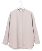 【ジェイプレスヨークストリート/J.PRESS YORK STREET】の【UNISEX】コーデュロイ バンドカラーシャツ 人気、トレンドファッション・服の通販 founy(ファニー) ファッション Fashion レディースファッション WOMEN トップス・カットソー Tops/Tshirt シャツ/ブラウス Shirts/Blouses NEW・新作・新着・新入荷 New Arrivals A/W・秋冬 Aw・Autumn/Winter・Fw・Fall-Winter ユニセックス Unisex インナー Inner コーデュロイ Corduroy ボトム Bottom 定番 Standard thumbnail ライトグレー系|ID: prp329100004197396 ipo3291000000029076969