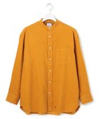 【ジェイプレスヨークストリート/J.PRESS YORK STREET】の【UNISEX】コーデュロイ バンドカラーシャツ 人気、トレンドファッション・服の通販 founy(ファニー) ファッション Fashion レディースファッション WOMEN トップス・カットソー Tops/Tshirt シャツ/ブラウス Shirts/Blouses NEW・新作・新着・新入荷 New Arrivals A/W・秋冬 Aw・Autumn/Winter・Fw・Fall-Winter ユニセックス Unisex インナー Inner コーデュロイ Corduroy ボトム Bottom 定番 Standard thumbnail イエロー系|ID: prp329100004197396 ipo3291000000029076970