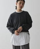 【アメリカンホリック/AMERICAN HOLIC】のラメ裏毛ショートスウェット 人気、トレンドファッション・服の通販 founy(ファニー) ファッション Fashion レディースファッション WOMEN トップス・カットソー Tops/Tshirt パーカ Sweats スウェット Sweat NEW・新作・新着・新入荷 New Arrivals A/W・秋冬 Aw・Autumn/Winter・Fw・Fall-Winter カットオフ Cut Off スウェット Sweat ボトム Bottom ロング Long ワイド Wide thumbnail Dark Gray Mixture|ID: prp329100004199313 ipo3291000000029093047