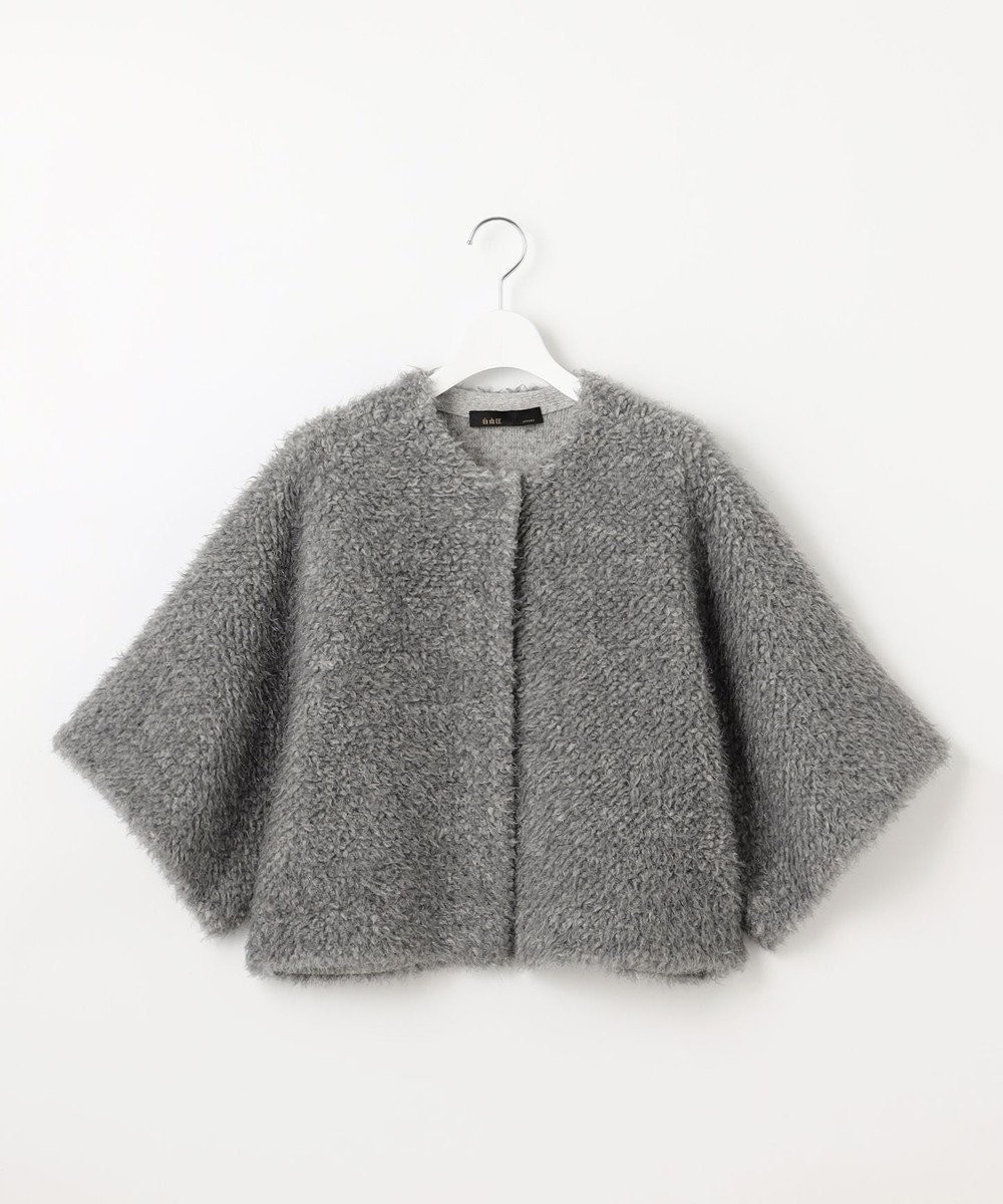 【自由区/JIYU-KU】の【PREMIUM KNIT COLLECTION】アルパカシャギー カーディガン 人気、トレンドファッション・服の通販 founy(ファニー) 　ファッション　Fashion　レディースファッション　WOMEN　トップス・カットソー　Tops/Tshirt　ニット　Knit Tops　カーディガン　Cardigans　NEW・新作・新着・新入荷　New Arrivals　A/W・秋冬　Aw・Autumn/Winter・Fw・Fall-Winter　カットソー　Cut And Sew　カーディガン　Cardigan　コクーン　Cocoon　ショート　Short　スリット　Slit　トレンド　Trend　ボトム　Bottom　ポンチョ　Poncho　メタル　Metal　 other-1|ID: prp329100004199329 ipo3291000000029093096