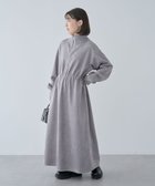 【グリーンパークス/Green Parks】の・ELENCARE DUEスエードポンチドロストワン 人気、トレンドファッション・服の通販 founy(ファニー) ファッション Fashion レディースファッション WOMEN ワンピース Dress NEW・新作・新着・新入荷 New Arrivals A/W・秋冬 Aw・Autumn/Winter・Fw・Fall-Winter シャーリング Shirring スエード Suede ポケット Pocket thumbnail Light Gray|ID: prp329100004199416 ipo3291000000029093477