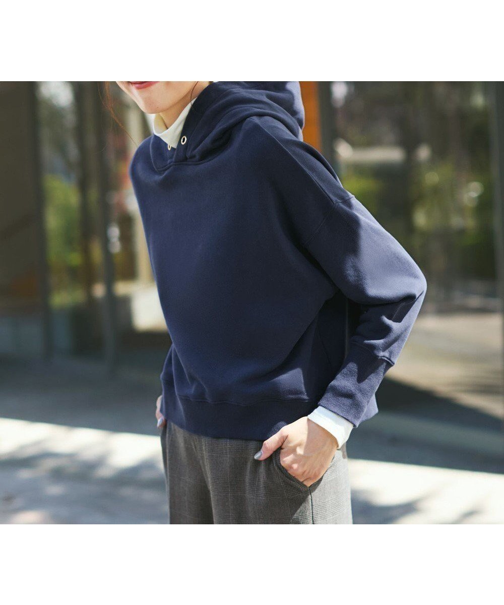【エニィファム/any FAM】の【洗濯機可】裏毛フーディ インテリア・キッズ・メンズ・レディースファッション・服の通販 founy(ファニー) 　ファッション　Fashion　レディースファッション　WOMEN　トップス・カットソー　Tops/Tshirt　パーカ　Sweats　おすすめ　Recommend　インナー　Inner　シルバー　Silver　バランス　Balance　パーカー　Hoodie　エレガント 上品　Elegant　人気　Popularity　定番　Standard　A/W・秋冬　Aw・Autumn/Winter・Fw・Fall-Winter　ネイビー|ID: prp329100004199427 ipo3291000000031225205