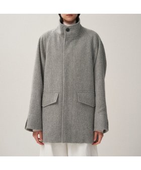 【エイトン/ATON】 【別注】BABY ALPACA スタンドフィールドコート人気、トレンドファッション・服の通販 founy(ファニー) ファッション Fashion レディースファッション WOMEN アウター Coat Outerwear コート Coats ジャケット Jackets モッズ/フィールドコート Mods Coats/Field Coats ショート Short ジャケット Jacket スタンド Stand ツィード Tweed ベビー Baby 再入荷 Restock/Back In Stock/Re Arrival 別注 Special Order A/W・秋冬 Aw・Autumn/Winter・Fw・Fall-Winter 軽量 Lightweight |ID:prp329100004199441