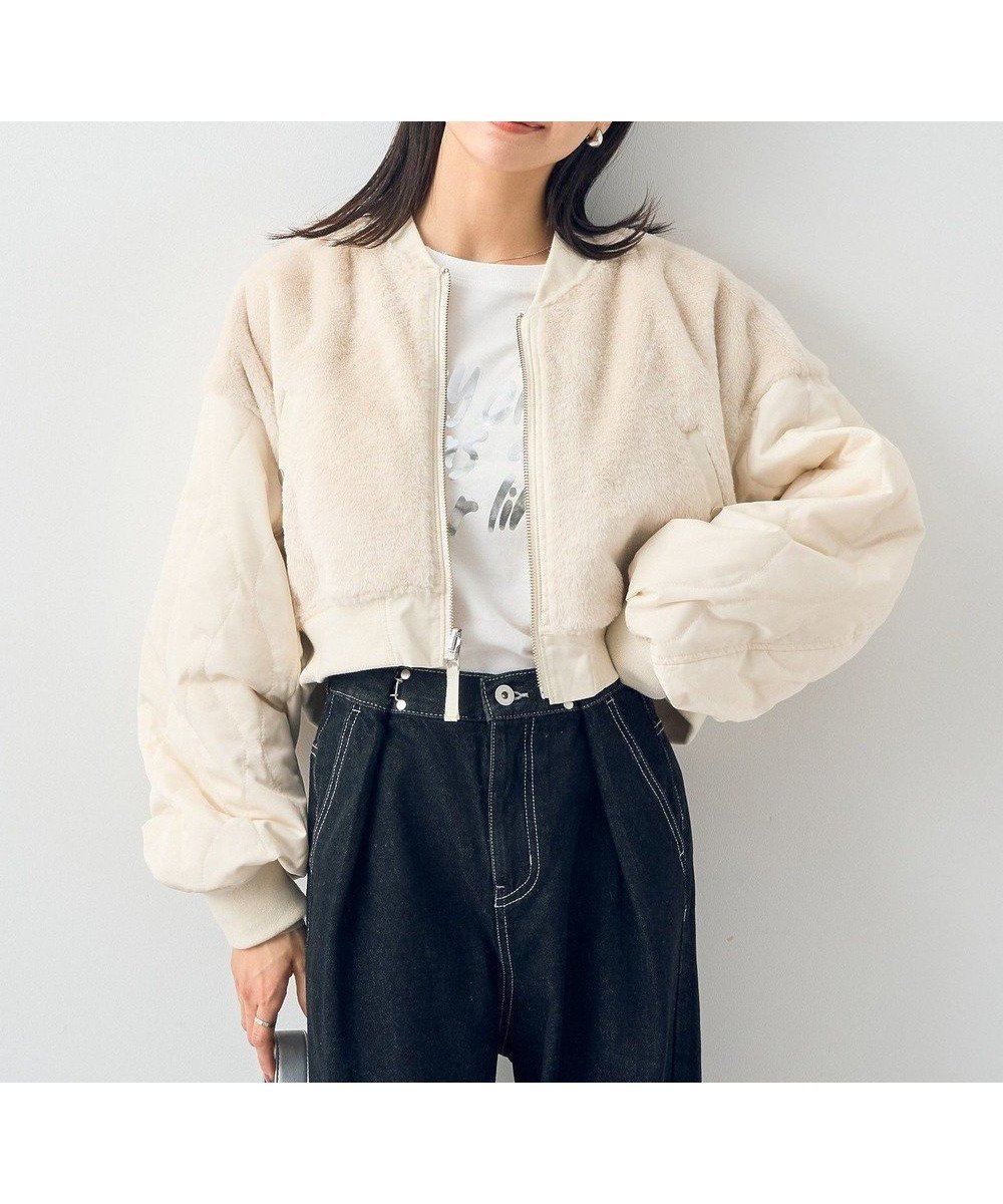 【アースミュージックアンドエコロジー/earth music&ecology】のファーリバーシブルショートMA-1 人気、トレンドファッション・服の通販 founy(ファニー) 　ファッション　Fashion　レディースファッション　WOMEN　アウター　Coat Outerwear　ジャケット　Jackets　ブルゾン　Blouson/Jackets　MA-1　MA-1　コンパクト　Compact　シンプル　Simple　ジャケット　Jacket　トレンド　Trend　フェイクファー　Faux Fur　ブルゾン　Blouson　ベーシック　Basic　ポケット　Pocket　リバーシブル　Reversible　A/W・秋冬　Aw・Autumn/Winter・Fw・Fall-Winter　 other-1|ID: prp329100004199571 ipo3291000000031930551