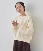 【アースミュージックアンドエコロジー/earth music&ecology】のチュールスリーブスウェット 人気、トレンドファッション・服の通販 founy(ファニー) ファッション Fashion レディースファッション WOMEN トップス・カットソー Tops/Tshirt パーカ Sweats スウェット Sweat NEW・新作・新着・新入荷 New Arrivals A/W・秋冬 Aw・Autumn/Winter・Fw・Fall-Winter おすすめ Recommend コンパクト Compact スウェット Sweat トレンド Trend フェミニン Feminine ベーシック Basic ボトム Bottom ポケット Pocket ワイド Wide thumbnail Ivory|ID: prp329100004199616 ipo3291000000029094264