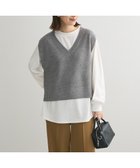 【グリーンパークス/Green Parks】のSET2点 ニットベスト+ロンTEE 人気、トレンドファッション・服の通販 founy(ファニー) ファッション Fashion レディースファッション WOMEN アウター Coat Outerwear トップス・カットソー Tops/Tshirt ニット Knit Tops シャツ/ブラウス Shirts/Blouses ロング / Tシャツ T-Shirts ベスト/ジレ Gilets/Vests カットソー Cut and Sewn NEW・新作・新着・新入荷 New Arrivals A/W・秋冬 Aw・Autumn/Winter・Fw・Fall-Winter おすすめ Recommend インナー Inner カットソー Cut And Sew バランス Balance ベスト Vest ポケット Pocket ロング Long 鹿の子 Pique thumbnail Gray Mixture|ID: prp329100004199637 ipo3291000000029094358