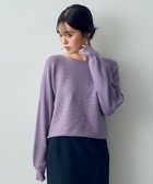 【イェッカ ヴェッカ/YECCA VECCA】のラメ混ドルマンニット Purple|ID: prp329100004199653 ipo3291000000029095228