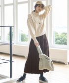【エニィ スィス/any SiS】の【洗える・2SET】ボリューム ニット × スエードライク スカート セット アイボリー×ブラウン|ID: prp329100004199658 ipo3291000000031951333