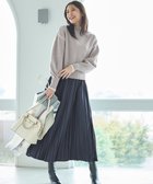 【エニィ スィス/any SiS】の【洗える・2SET】ボリューム ニット × スエードライク スカート セット ライトブルー×ブルー|ID: prp329100004199658 ipo3291000000031951335