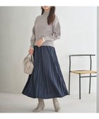 【エニィ スィス/any SiS】の【洗える・2SET】ボリューム ニット × スエードライク スカート セット ライトブルー×ブルー|ID: prp329100004199658 ipo3291000000034297041