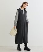 【グリーンパークス/Green Parks】のSoft Cushion ダンボールジャンスカ 人気、トレンドファッション・服の通販 founy(ファニー) ファッション Fashion レディースファッション WOMEN ワンピース Dress A/W・秋冬 Aw・Autumn/Winter・Fw・Fall-Winter おすすめ Recommend スニーカー Sneakers スリット Slit センター Center フロント Front ポケット Pocket thumbnail Dark Gray Mixture|ID: prp329100004199660 ipo3291000000029361900