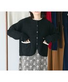 【クラフトスタンダードブティック/CRAFT STANDARD BOUTIQUE】のキナリノコラボ/洗える配色モールニットカーディガン/24AW Black|ID: prp329100004199663 ipo3291000000031892192
