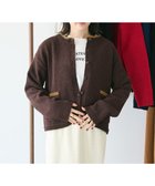 【クラフトスタンダードブティック/CRAFT STANDARD BOUTIQUE】のキナリノコラボ/洗える配色モールニットカーディガン/24AW Brown|ID: prp329100004199663 ipo3291000000031892193