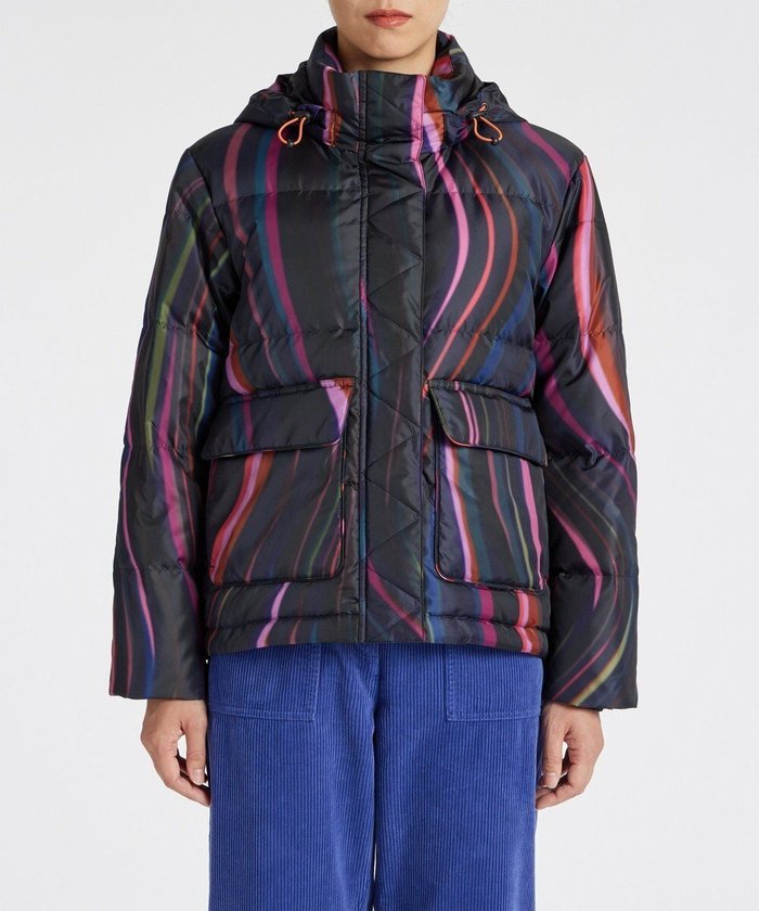 【ポール スミス/Paul Smith】のMidnight Swirl ダウン ジャケット インテリア・キッズ・メンズ・レディースファッション・服の通販 founy(ファニー) https://founy.com/ ファッション Fashion レディースファッション WOMEN アウター Coat Outerwear コート Coats ジャケット Jackets A/W・秋冬 Aw・Autumn/Winter・Fw・Fall-Winter オレンジ Orange ジャケット Jacket タフタ Taffeta ダウン Down ドローコード Draw Cord プリント Print |ID: prp329100004199766 ipo3291000000029341393