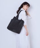 【ミオフィラノ/MioFIRANO】のSILHOUETTE T001 トートバッグ A4サイズ対応 BLACK|ID:prp329100004199849