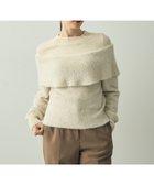 【イェッカ ヴェッカ/YECCA VECCA】のラメ混レイヤードデザインシャギーニット Ivory|ID: prp329100004200204 ipo3291000000029181549