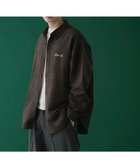 【ウィゴー/WEGO / MEN】のフェイクスウェードワンポイントBIGシャツ(LS) ブラック中濃色|ID: prp329100004201070 ipo3291000000029105361