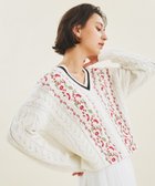 【グレース コンチネンタル/GRACE CONTINENTAL】のケーブル刺繍ニットトップ 人気、トレンドファッション・服の通販 founy(ファニー) ファッション Fashion レディースファッション WOMEN トップス・カットソー Tops/Tshirt ニット Knit Tops S/S・春夏 Ss・Spring/Summer アクリル Acrylic ショルダー Shoulder セーター Sweater ドロップ Drop バランス Balance フラワー Flower 再入荷 Restock/Back In Stock/Re Arrival 夏 Summer 春 Spring thumbnail キナリ|ID: prp329100004201127 ipo3291000000029105817