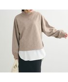 【グリーンパークス/Green Parks】の・ELENCARE DUE エンボスプルオーバー Gray Beige|ID:prp329100004202617