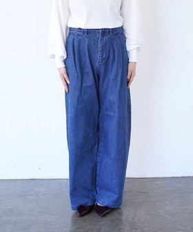 【ウォードブルー/WOADBLUE】のTUCKER タッカー / ワイドデニムパンツ 人気、トレンドファッション・服の通販 founy(ファニー) ファッション Fashion レディースファッション WOMEN パンツ Pants デニムパンツ Denim Pants コラボ Collaboration スタイリッシュ Stylish デニム Denim ファブリック Fabric A/W・秋冬 Aw・Autumn/Winter・Fw・Fall-Winter S/S・春夏 Ss・Spring/Summer NEW・新作・新着・新入荷 New Arrivals 夏 Summer |ID:prp329100004205423