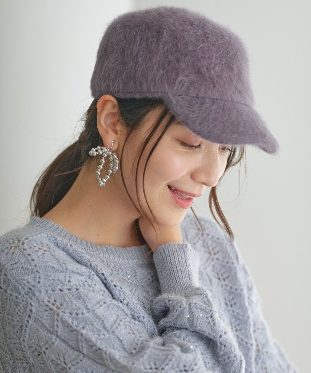 【エニィ スィス/any SiS】のフラッフィー キャップ 人気、トレンドファッション・服の通販 founy(ファニー) 　ファッション　Fashion　レディースファッション　WOMEN　帽子　Hats　A/W・秋冬　Aw・Autumn/Winter・Fw・Fall-Winter　キャップ　Cap　シンプル　Simple　フェミニン　Feminine　エレガント 上品　Elegant　再入荷　Restock/Back In Stock/Re Arrival　帽子　Hat　NEW・新作・新着・新入荷　New Arrivals　 other-1|ID: prp329100004205547 ipo3291000000029181467