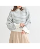 【アースミュージックアンドエコロジー/earth music&ecology】のマルチボーダーベロアモールプルオーバー 人気、トレンドファッション・服の通販 founy(ファニー) ファッション Fashion レディースファッション WOMEN トップス・カットソー Tops/Tshirt ニット Knit Tops プルオーバー Pullover ベロア Velour NEW・新作・新着・新入荷 New Arrivals A/W・秋冬 Aw・Autumn/Winter・Fw・Fall-Winter ショルダー Shoulder セーター Sweater ドロップ Drop フェミニン Feminine フォルム Form ベロア Velor ボトム Bottom ポケット Pocket ワイド Wide thumbnail Ivory|ID: prp329100004208669 ipo3291000000029178964